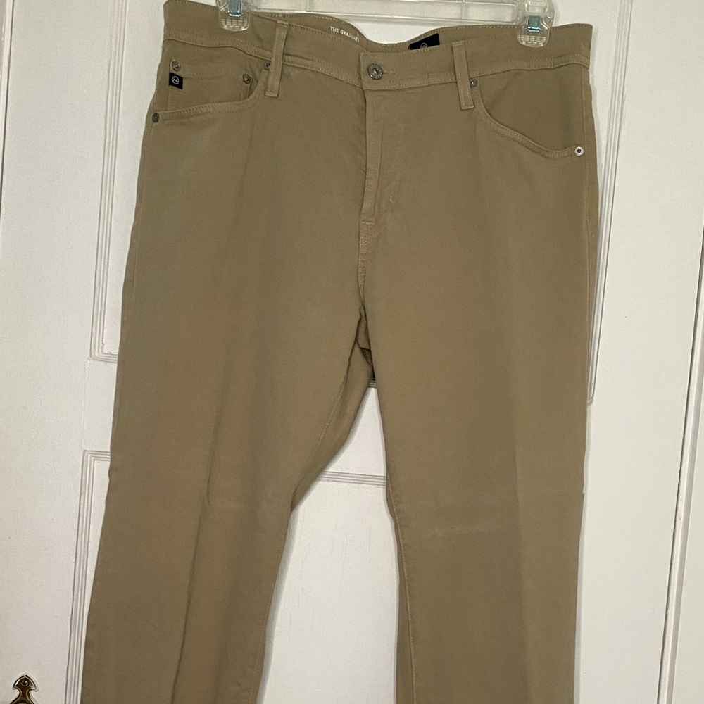 AG Tan Stretch Chino - 36x32